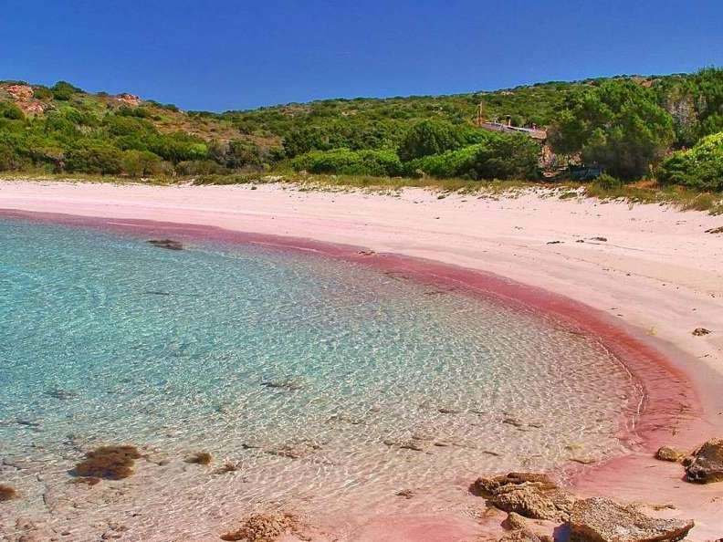 Розовый пляж Spiaggia Rosa на Сардинии, 1