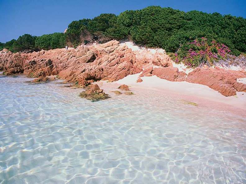 Розовый пляж Spiaggia Rosa на Сардинии, 2