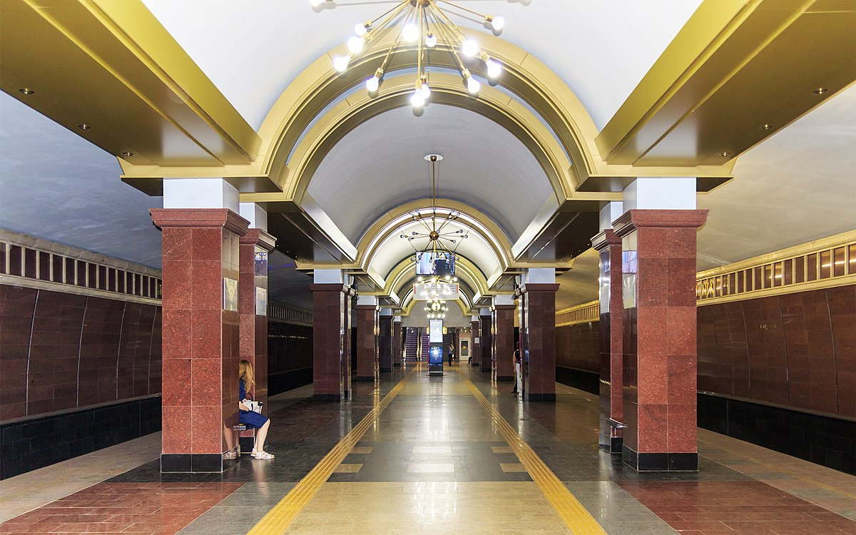 Станция метро Проспект Победы в Казани