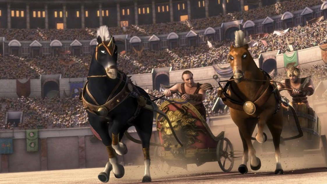 Гладиаторы сражаются на арене Колизея