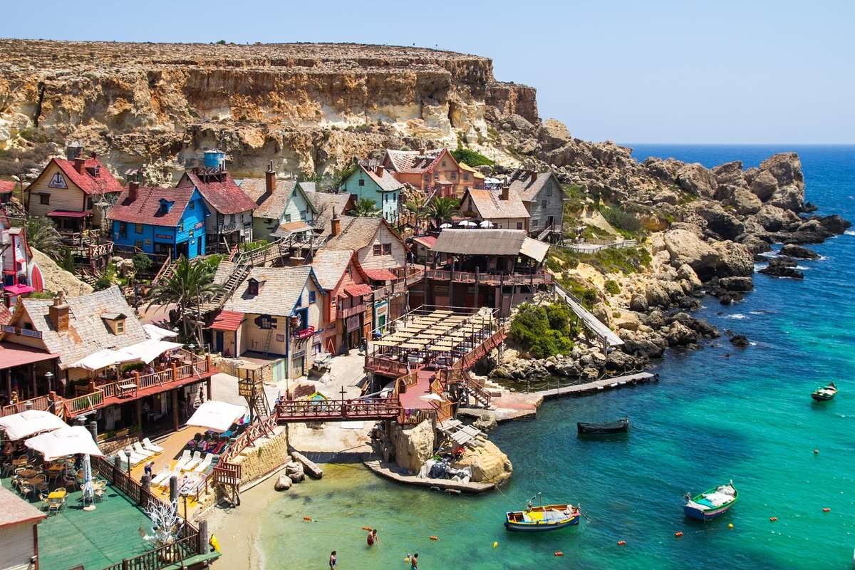 Деревня моряка Папайя (Popeye Village) на Мальте