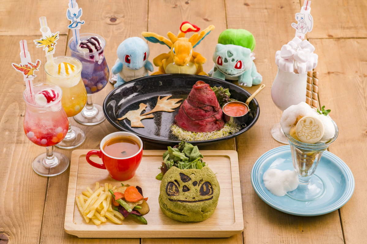 Блюда в Покемон кафе (Pokemon cafe), Токио, Япония, 2
