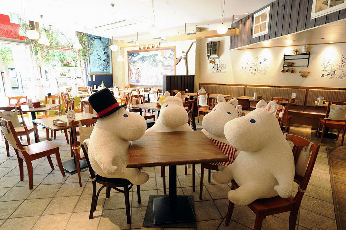 Муми-кафе (Moomin cafe), Осиагэ, Токио, 3