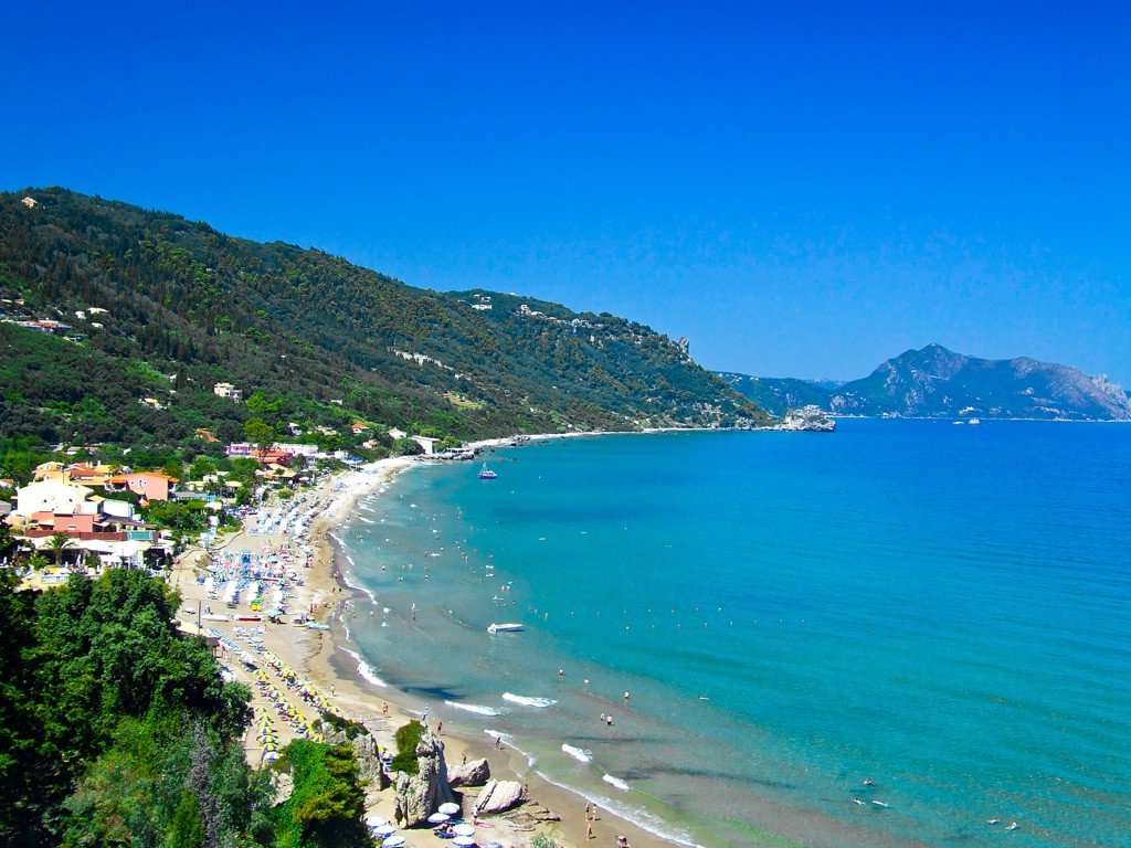 Пляж Агиос Гордиос, Корфу, Греция, 1