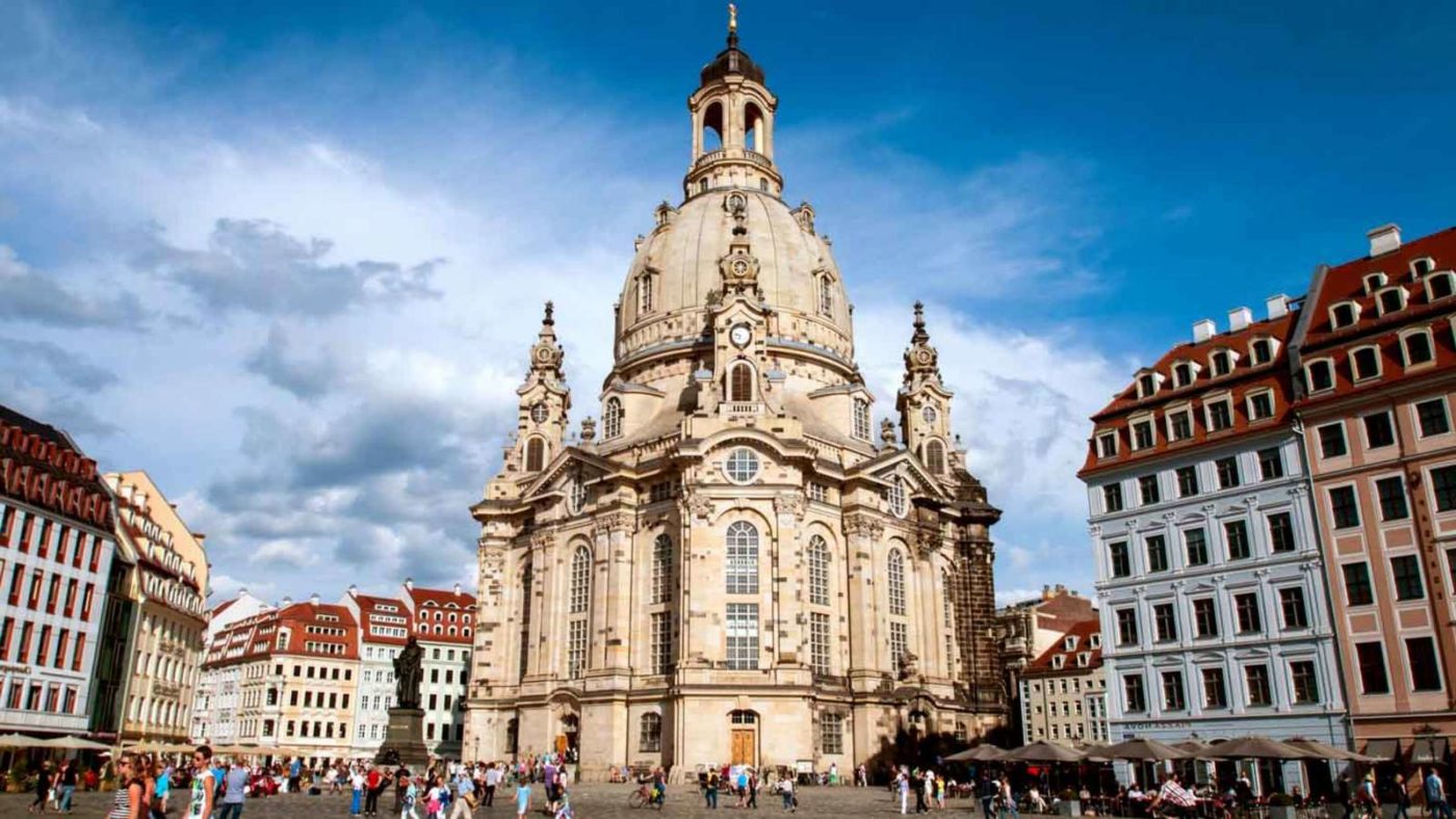 Лютеранская церковь Фрауэнкирхе в Дрездене