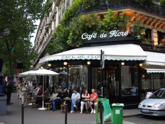 Cafe de Flore Париж Франция