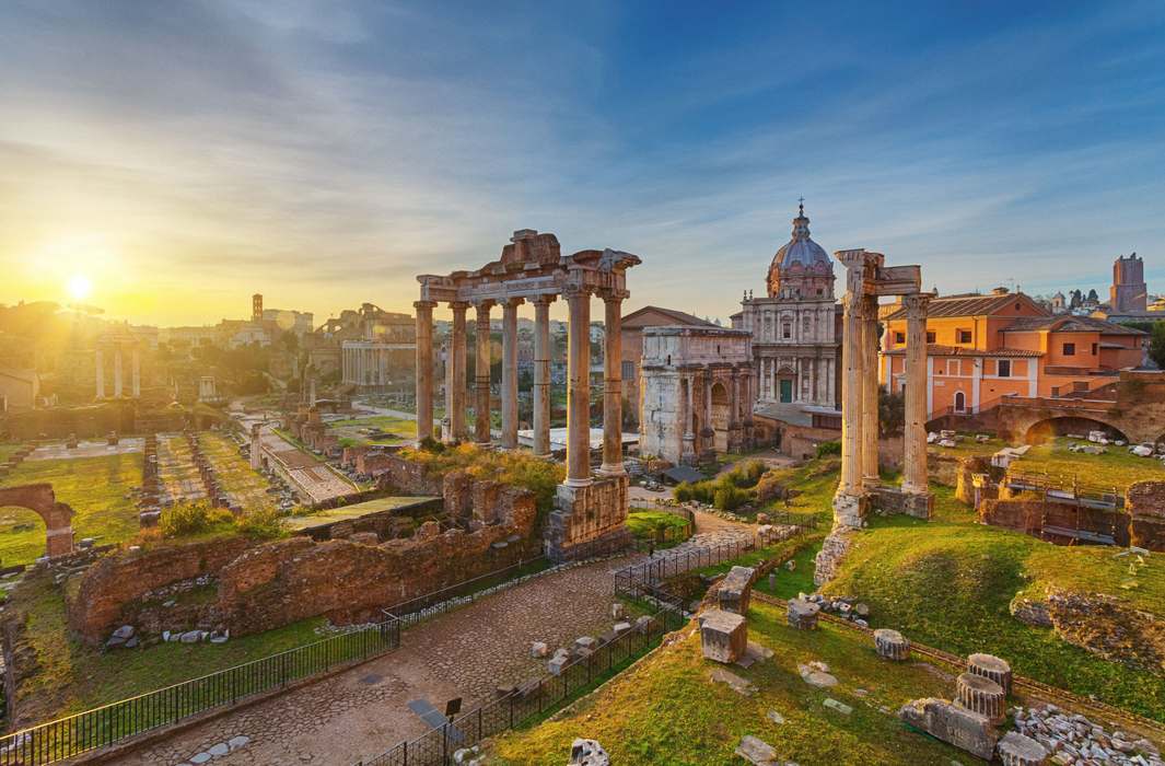 Римский форум на восходе солнца