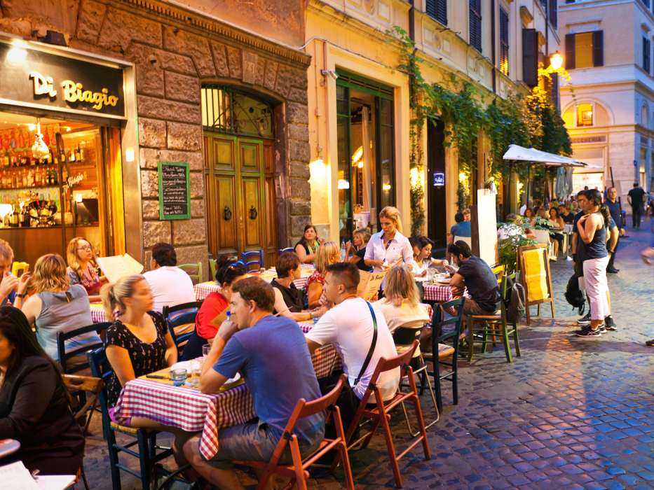 Ночные кафе и рестораны в Италии