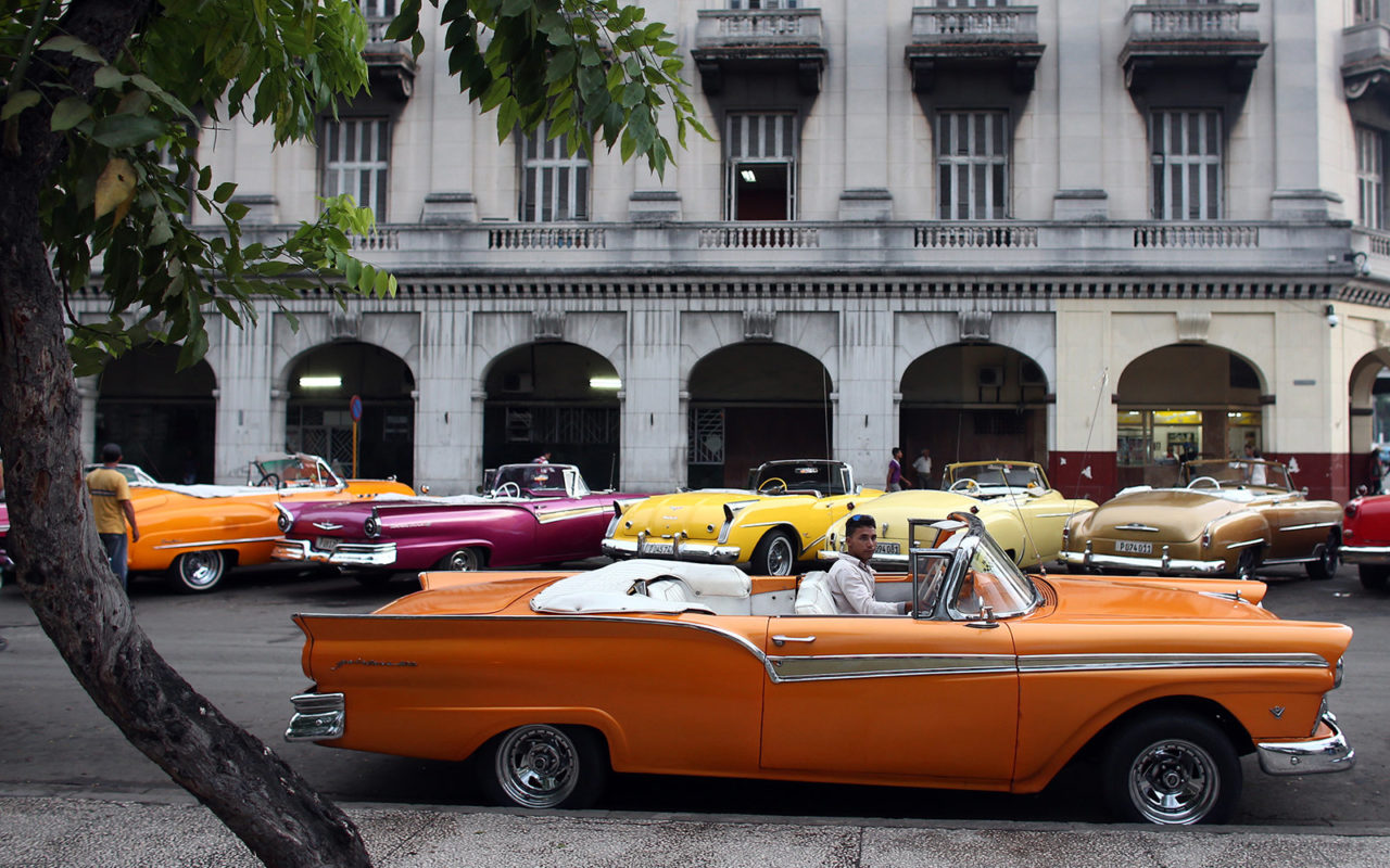 Гавана Куба ретро автомобили