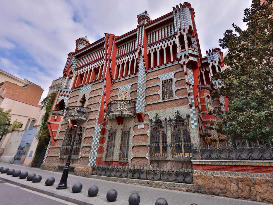 Casa Vicens Гауди Барселона
