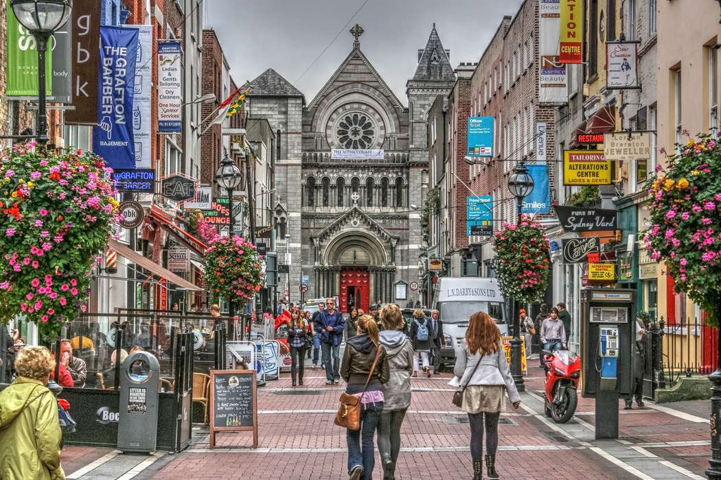 Графтон-стрит (Grafton street), Дублин, ирландия