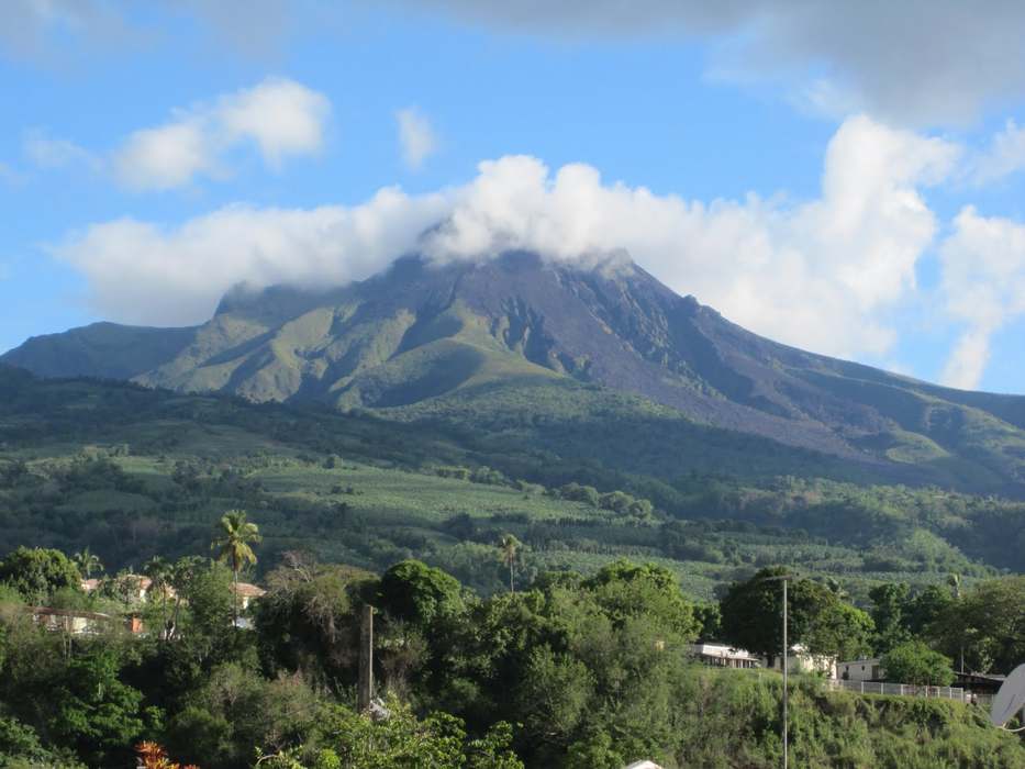 Гора Пеле, Мартиника