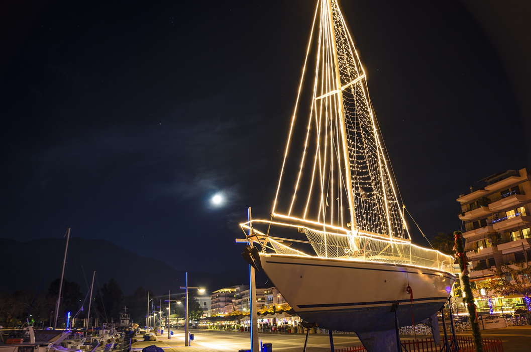 Греция Рождественские Яхты Каравакия