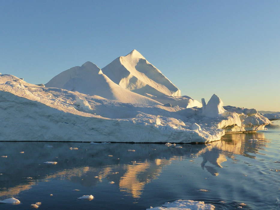северный полюс льдины картинки