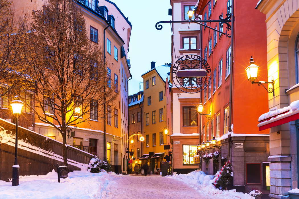 Старый город Стокгольма Гамла Стан