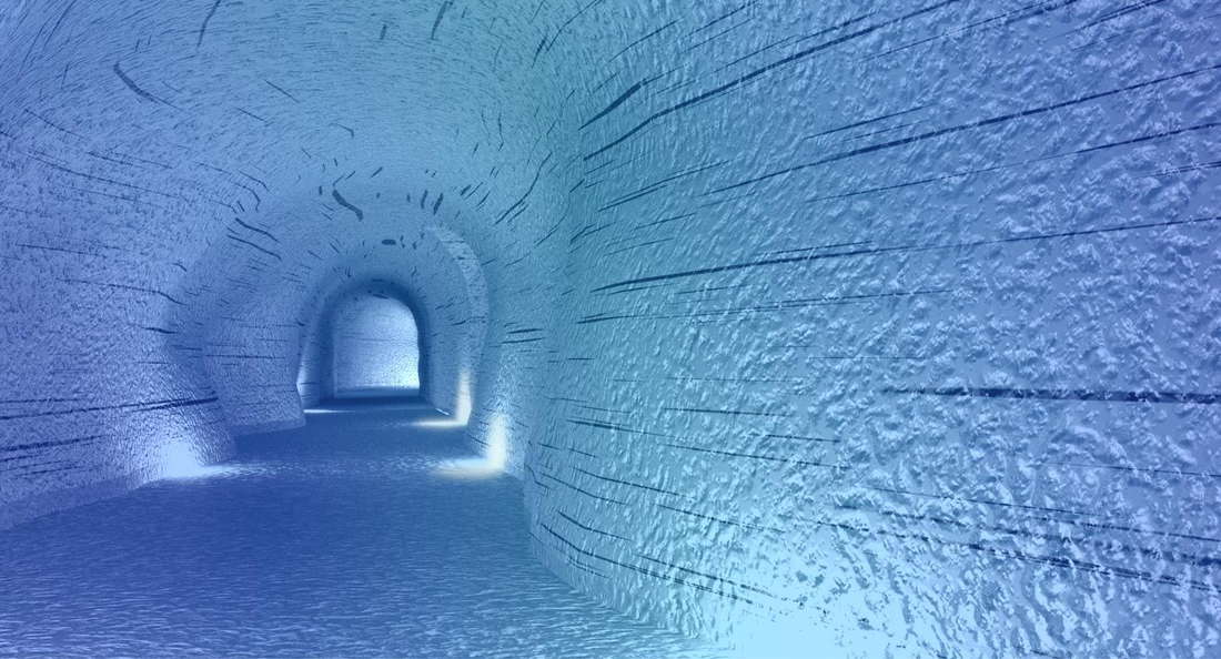 лаунгйёкудль Langjokull ледник тоннели Исландия 3