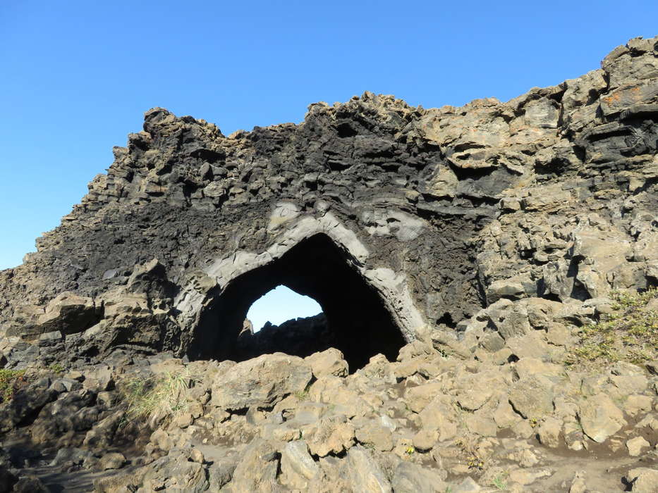Dimmuborgir исландия замки из лавы 2
