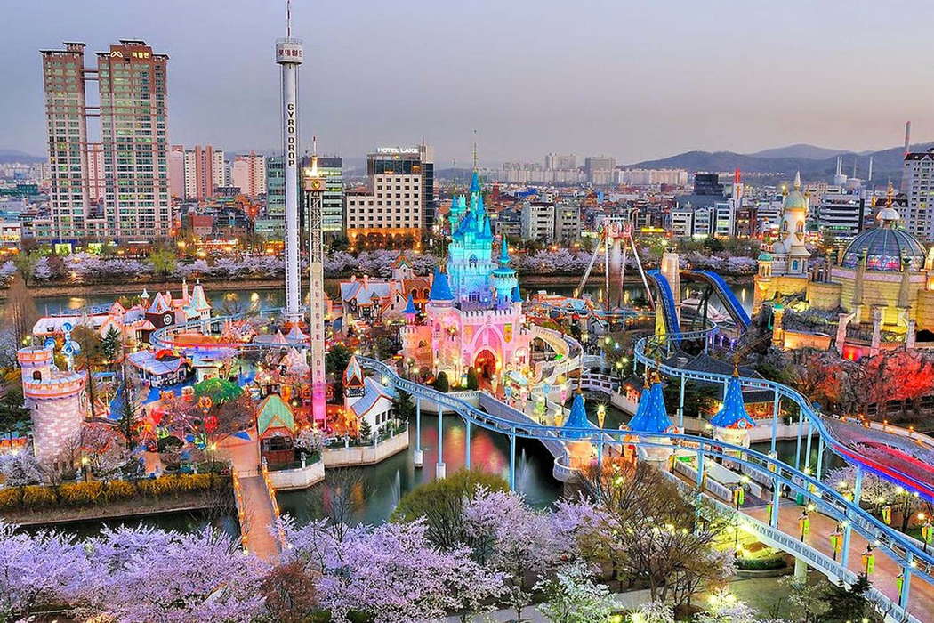 Lotte World развлекательный парк Сеул Корея