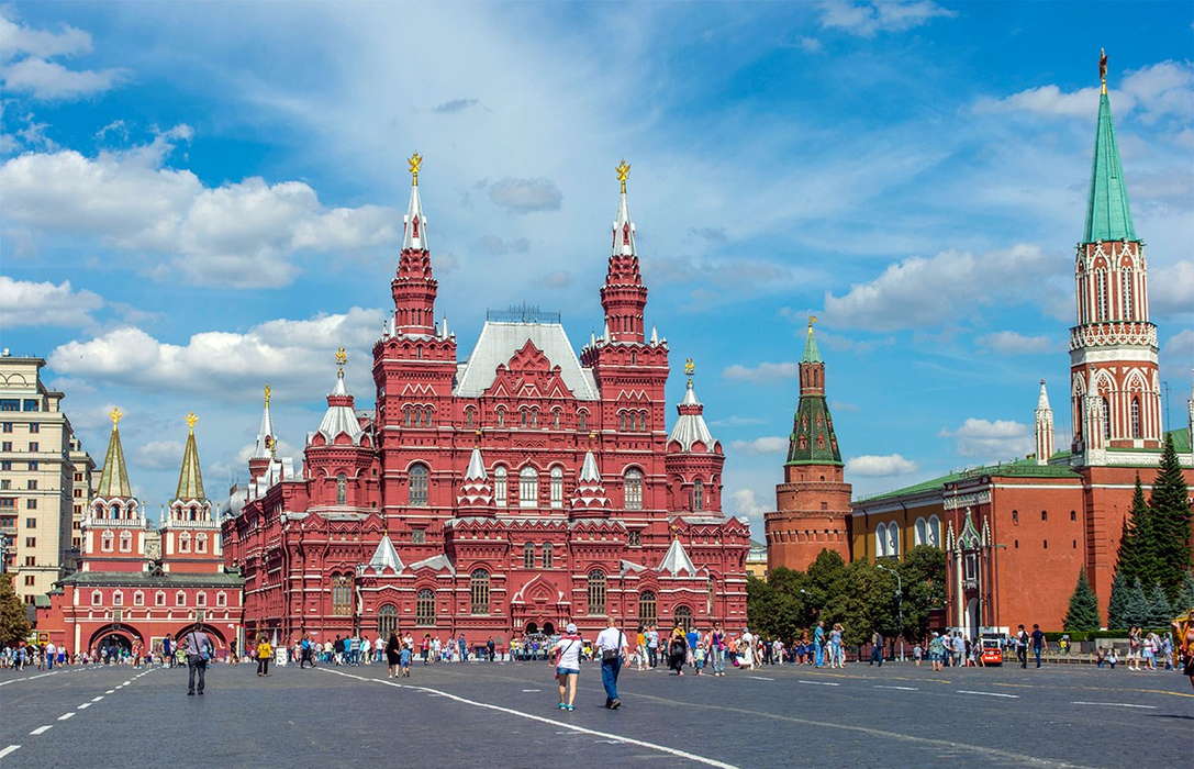 Москва Красная площадь днем