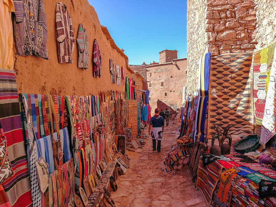 улицы Медина Марокко