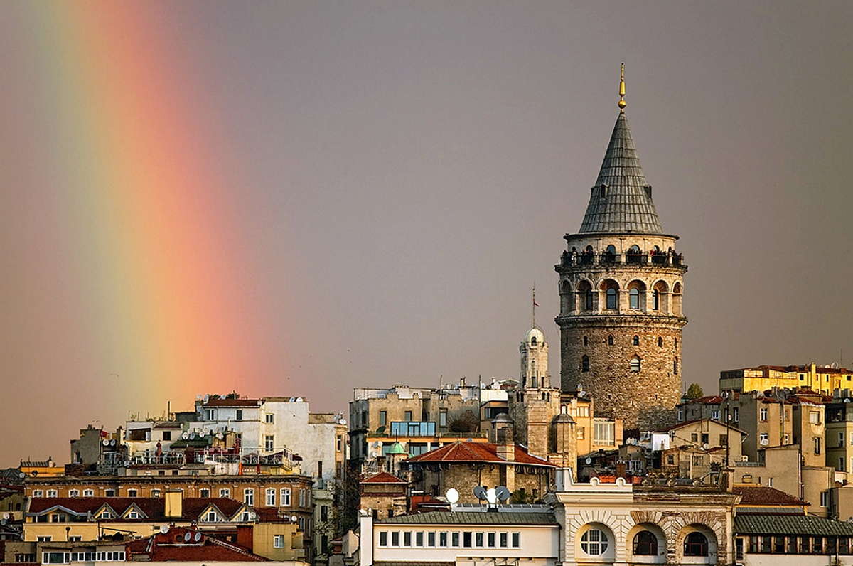 Галатская башня Стамбул Турция
