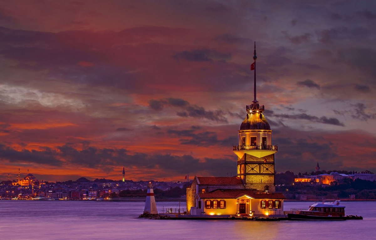 Девичья башня Стамбул Турция