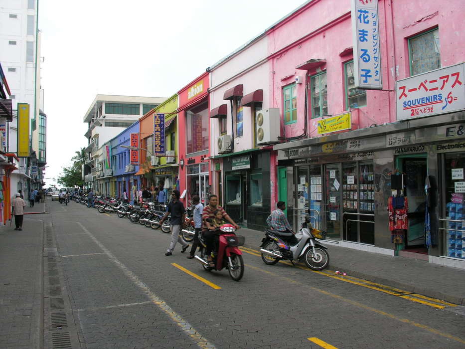 Мале Мальдивы улицы