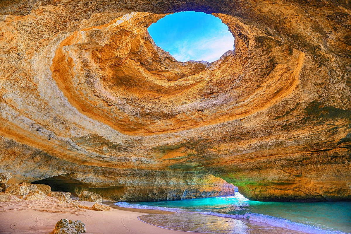 пещеры Бенагил алгарве Португалия