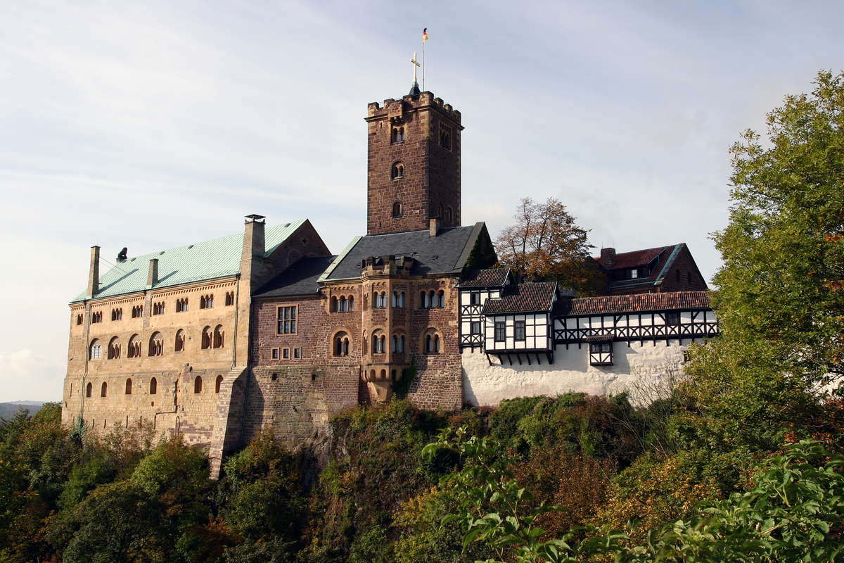 Вартбург, Айзенах замок германия Мартин Лютер