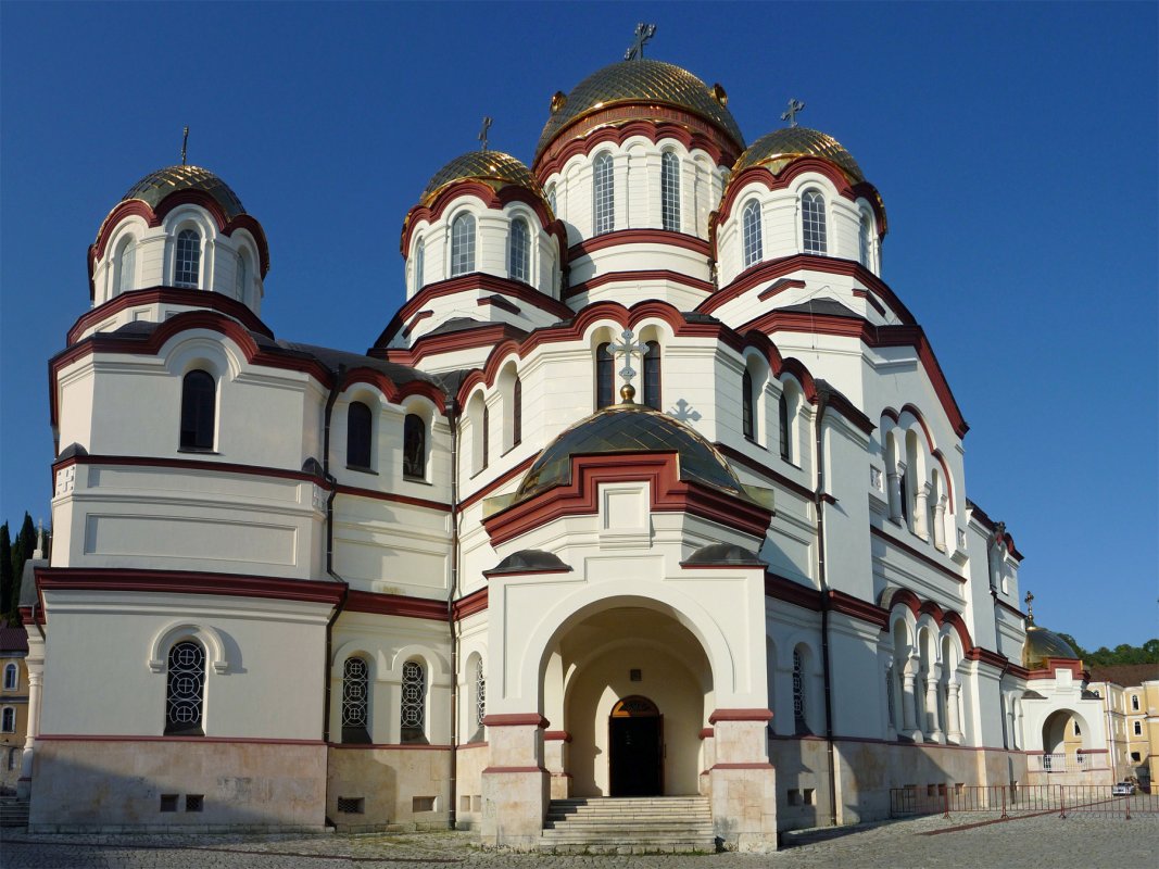 Новоафонский монастырь. Собор св. Пантелеимона целителя