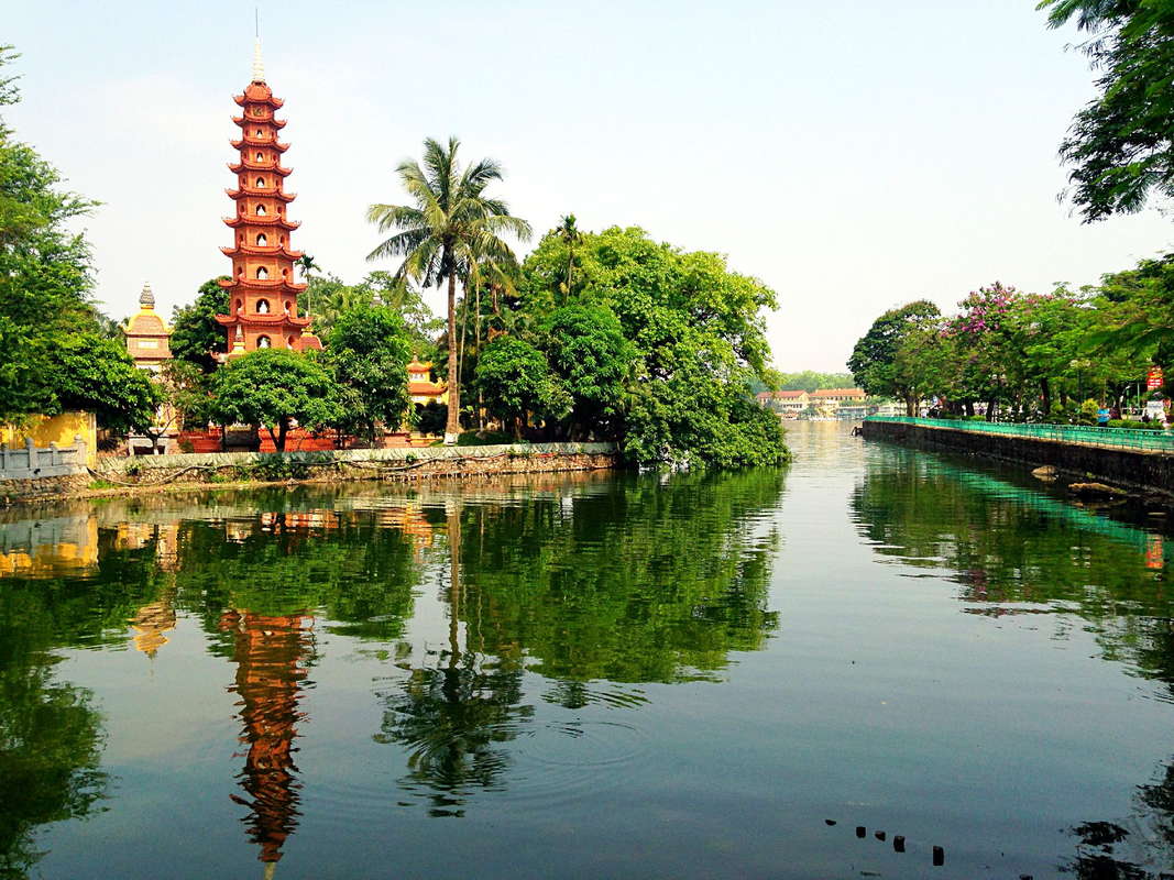 ханой вьетнам пагода чан куок