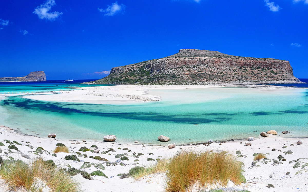 Белый пляж Балос остров Крит