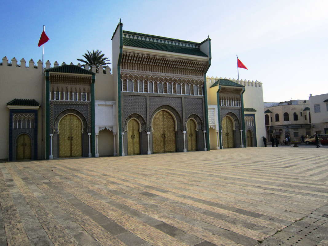 Королевский дворец в городе Фес Марокко