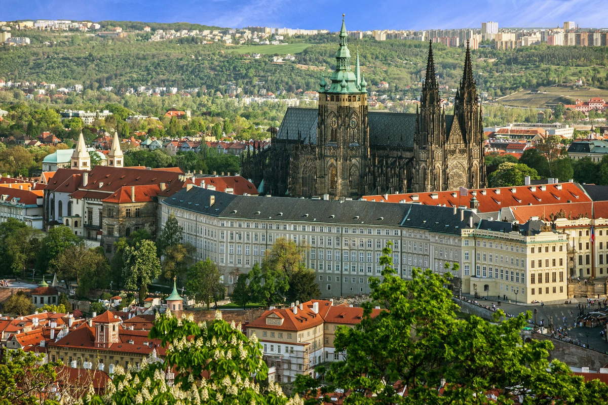 Замок Пражский Град Прага Чехия