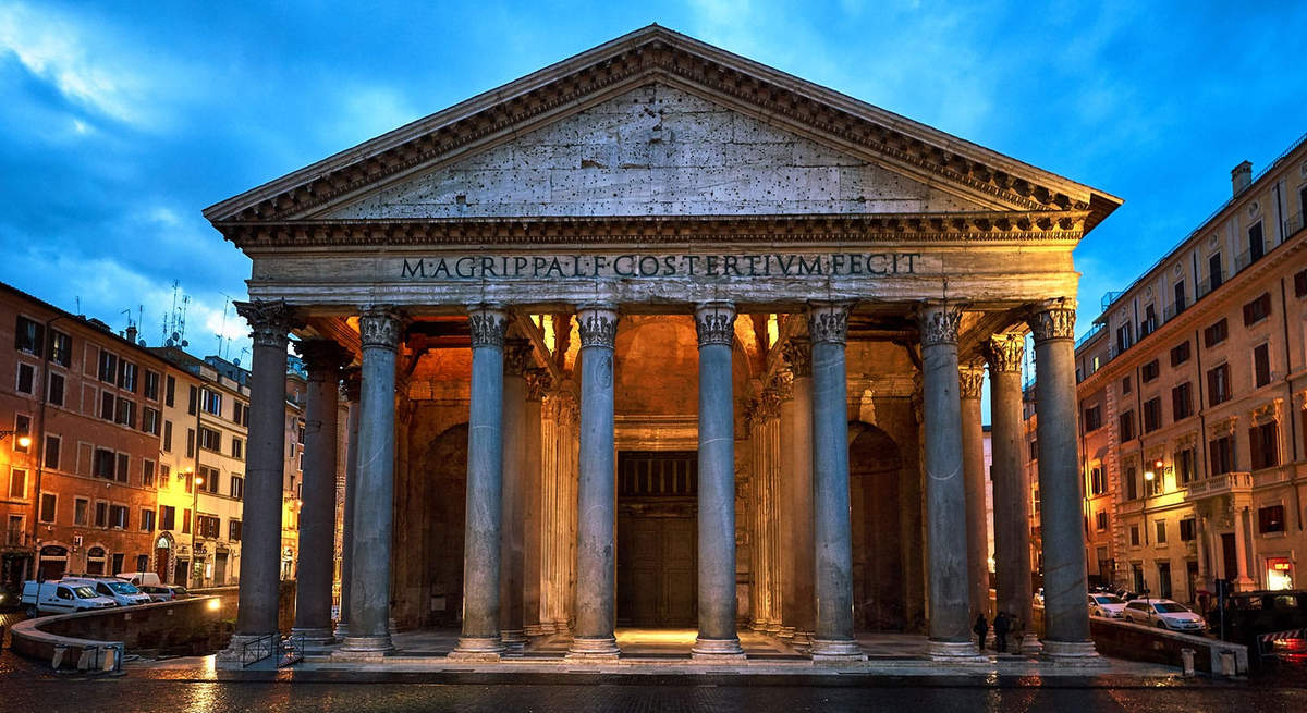 храм Пантеон в Риме Италия