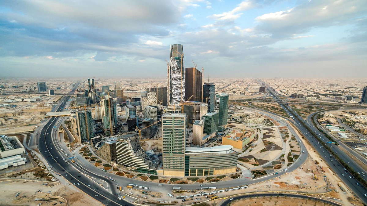 столица саудовской аравии фото с высоты