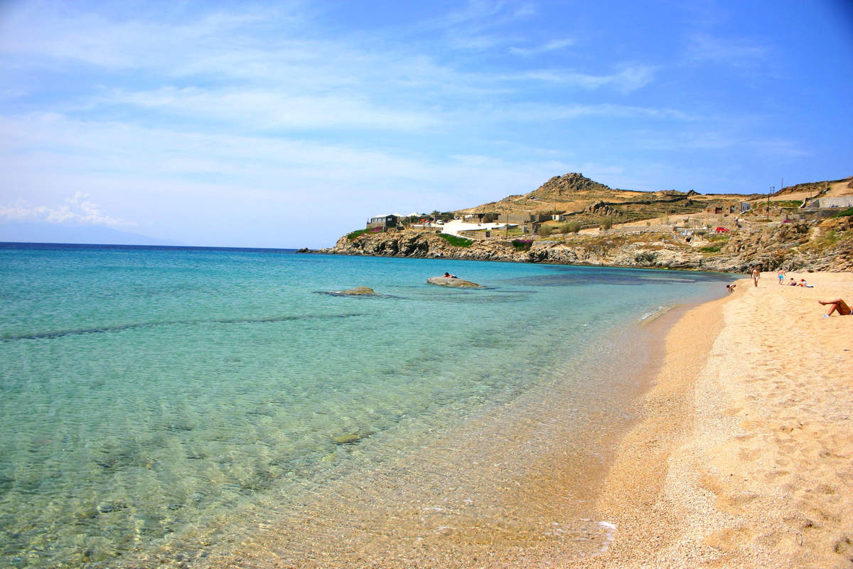 Миконос пляж Греция