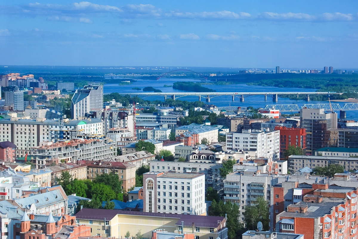 Новосибирск панорама города