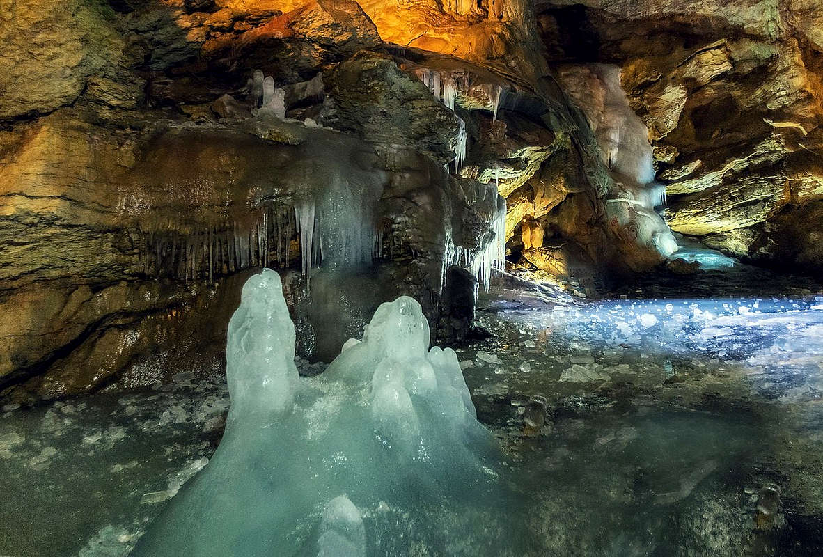 Ледяная пещера Трёхглазка Кореиз Ай-Петри 2