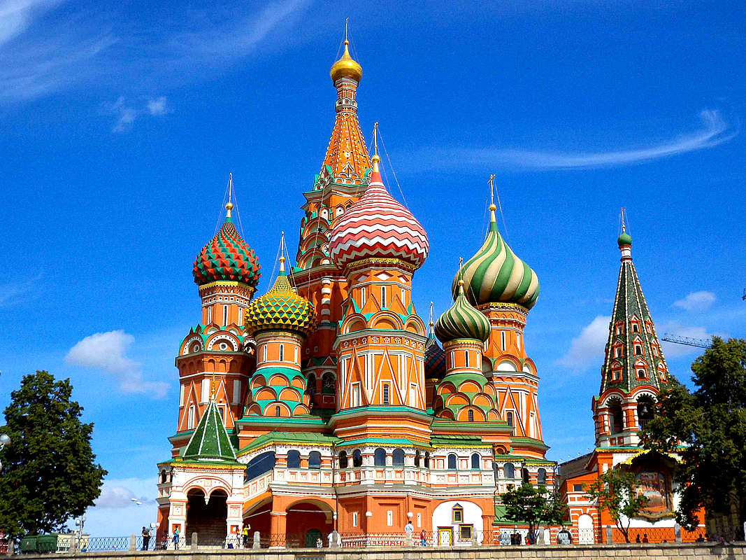 Храм Василия Блаженного в Москве на Красной площади