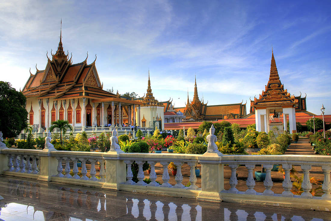 Королевский дворец в Пномпене Камбоджа