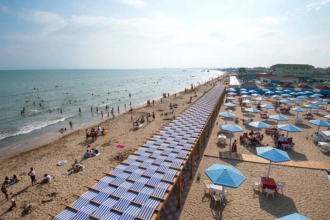 Пляж Бузовна Азербайджан