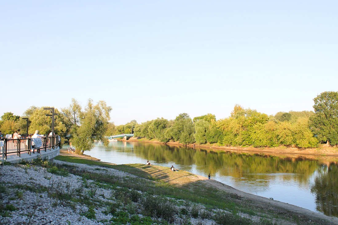 вид на реку Десна с брянской набережной