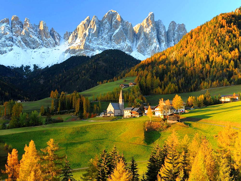 Альпы доломитовые Швейцария красивое фото