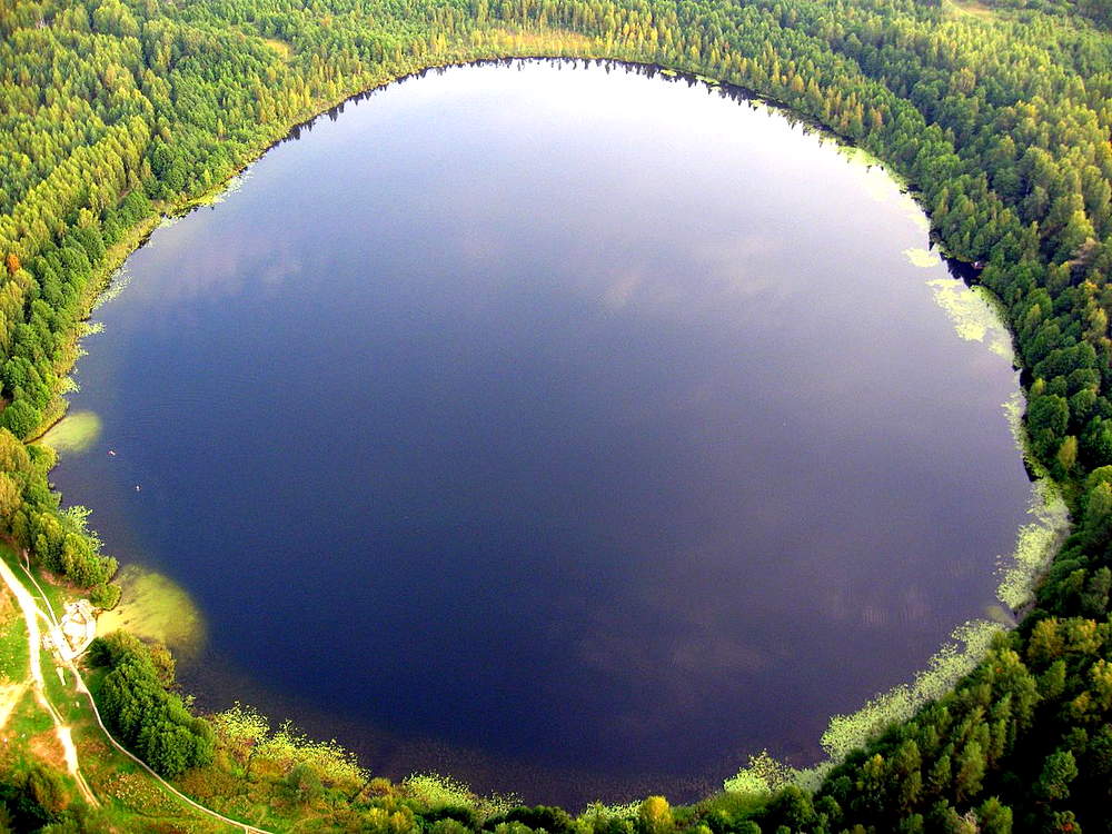 Озеро Светлояр Нижегородская область вид с высоты