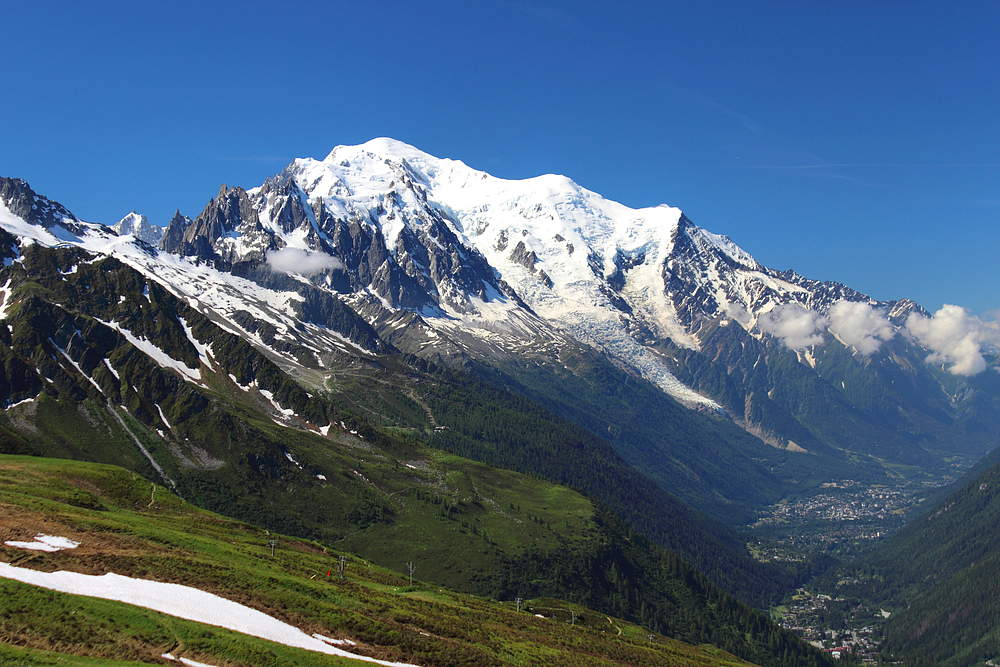 гора Монблан Альпы Франция